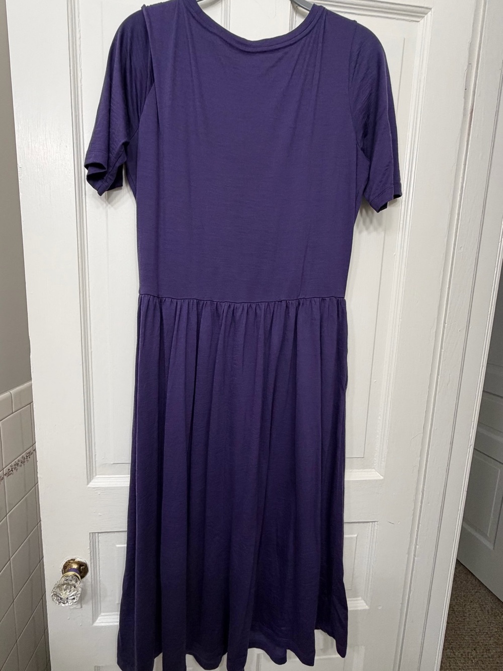 wool& Sylvie Dress - Iris Blue - Picture 2 of 3
